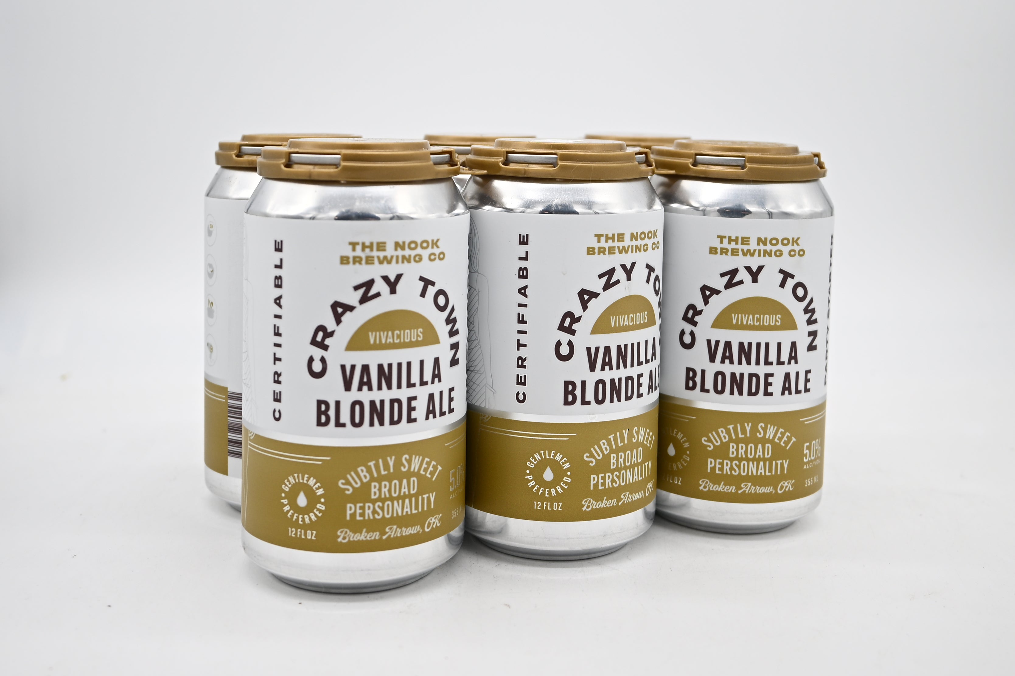 Nook Brewing Crazy Town Vanilla Blonde 6-pack