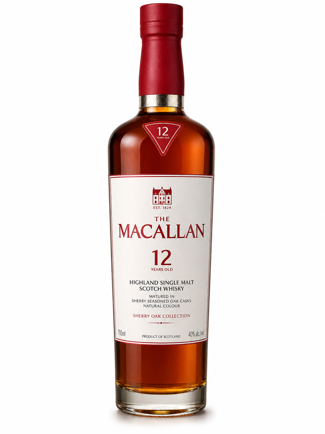 The Macallan 12yr Single Malt Sherry Oak Collection  (750mL)