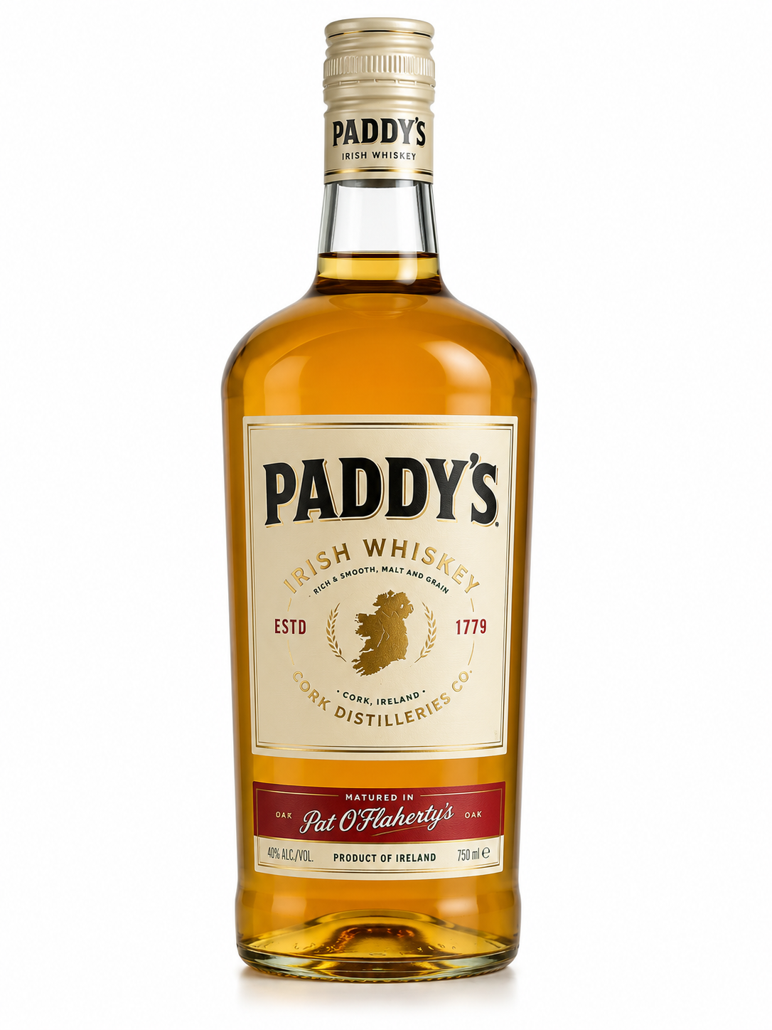 Paddy Irish Whiskey 750ml