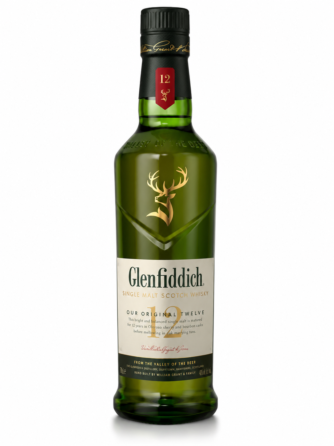 Glenfiddich 12 year Single Malt Scotch Whiskey (375mL)
