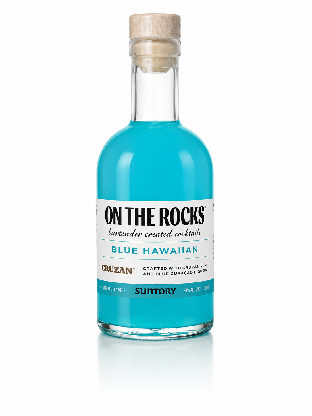 On The Rocks Blue Hawaiian - Light Cruzan Rum 375mL
