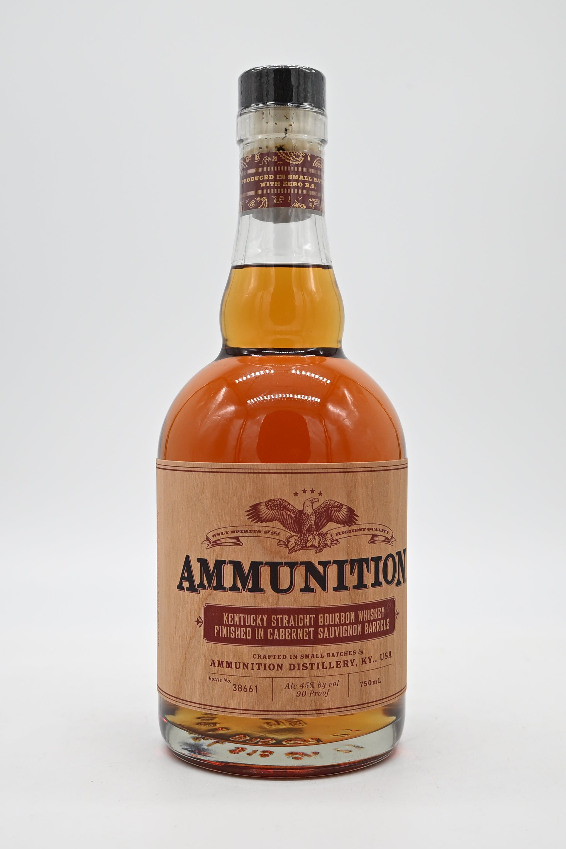 Ammunition Kentucky Straight Bourbon Whiskey (Cabernet Sauvignon Barrel) 750mL