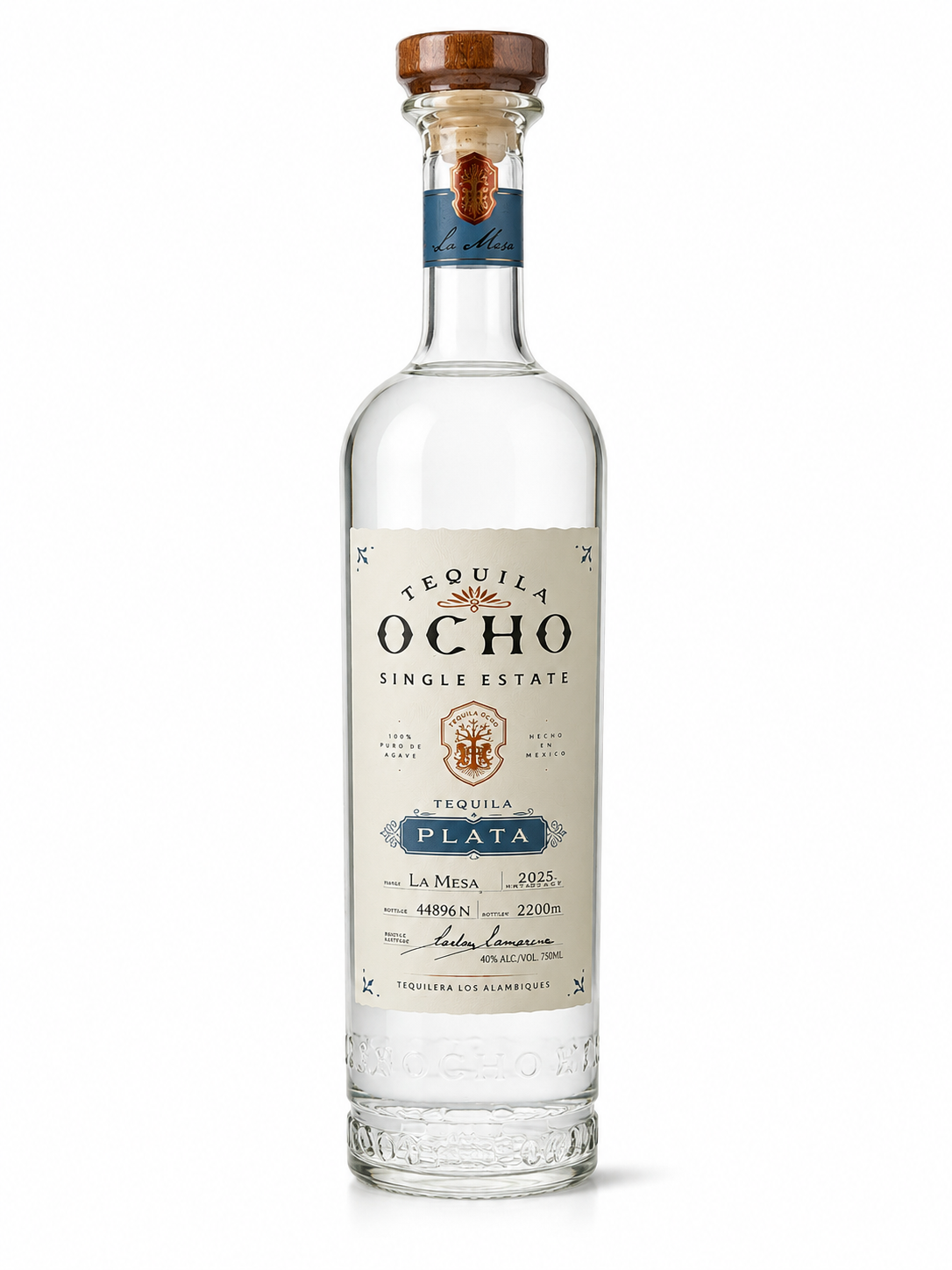 Tequila Ocho Plata 750ml
