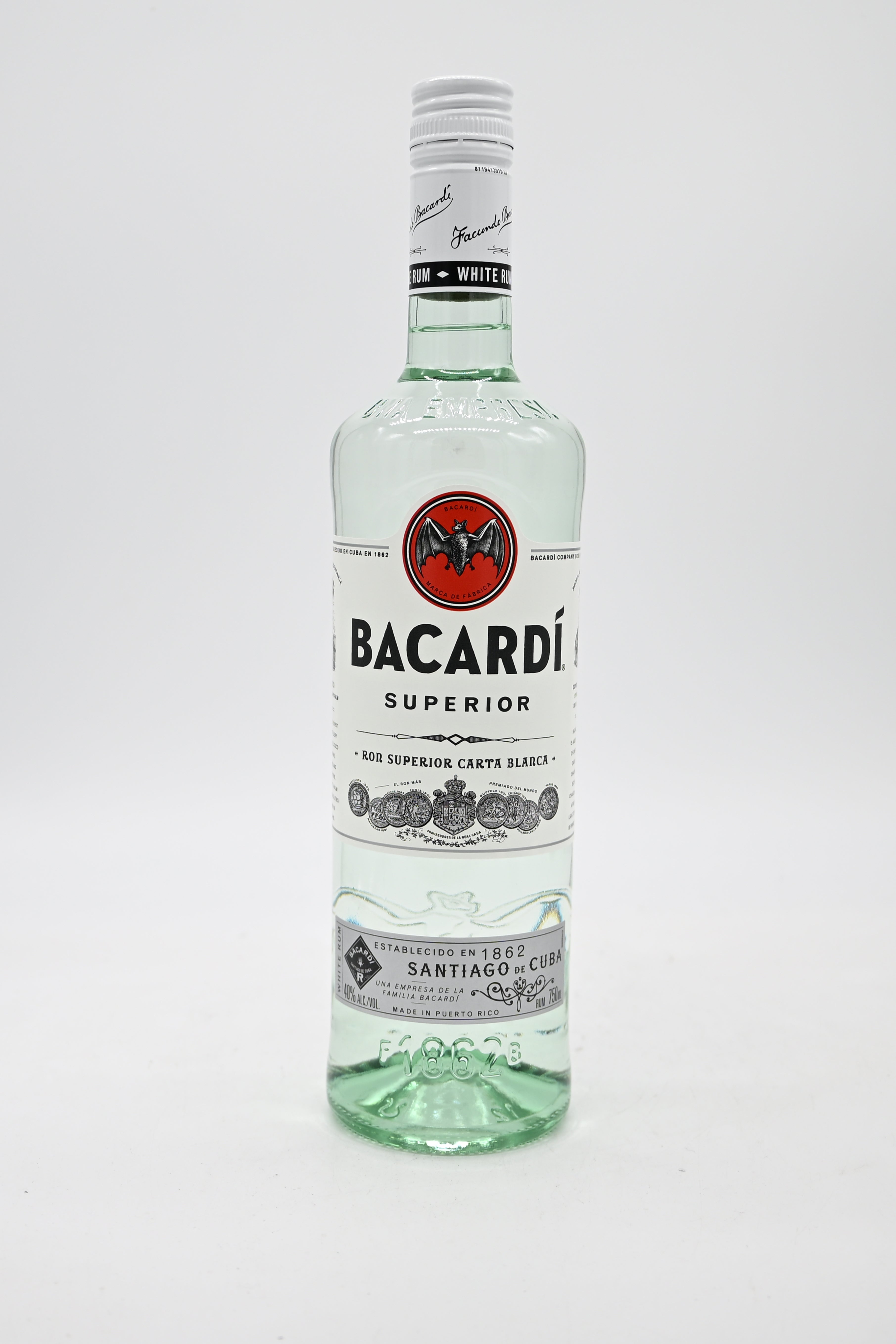 Bacardi Light Rum 750mL