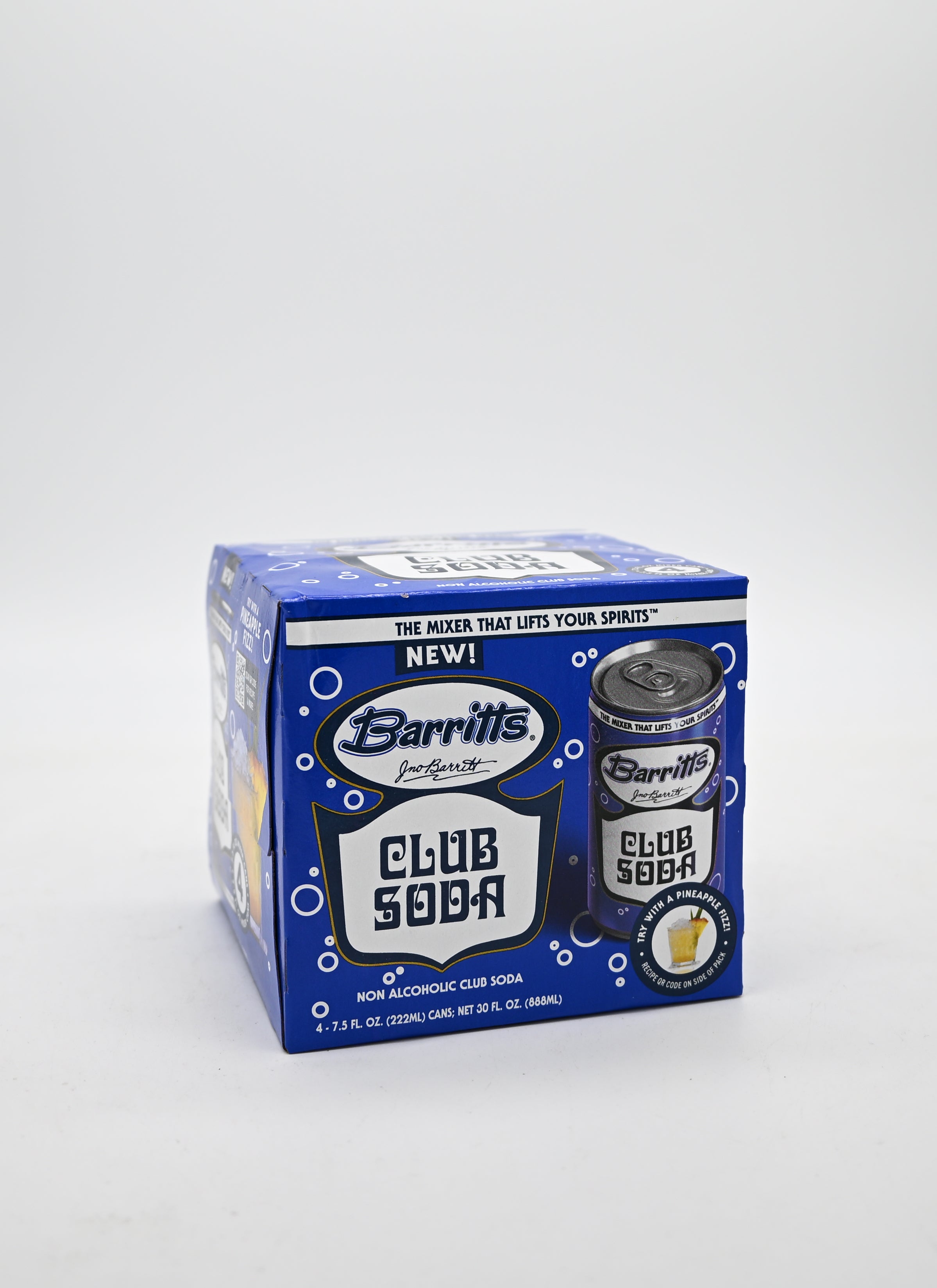 Barritt’s Club Soda 4pk
