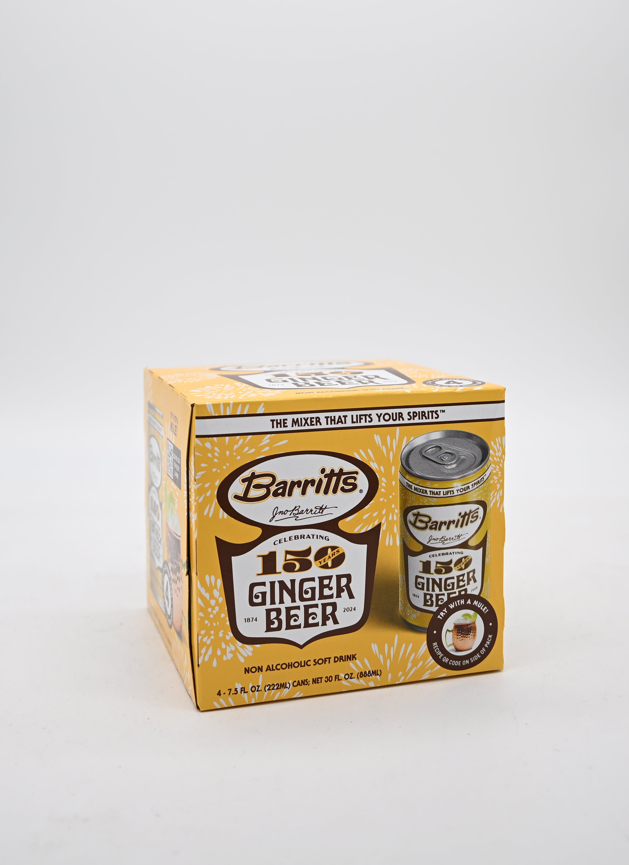 Barritt’s Ginger Beer 4pk