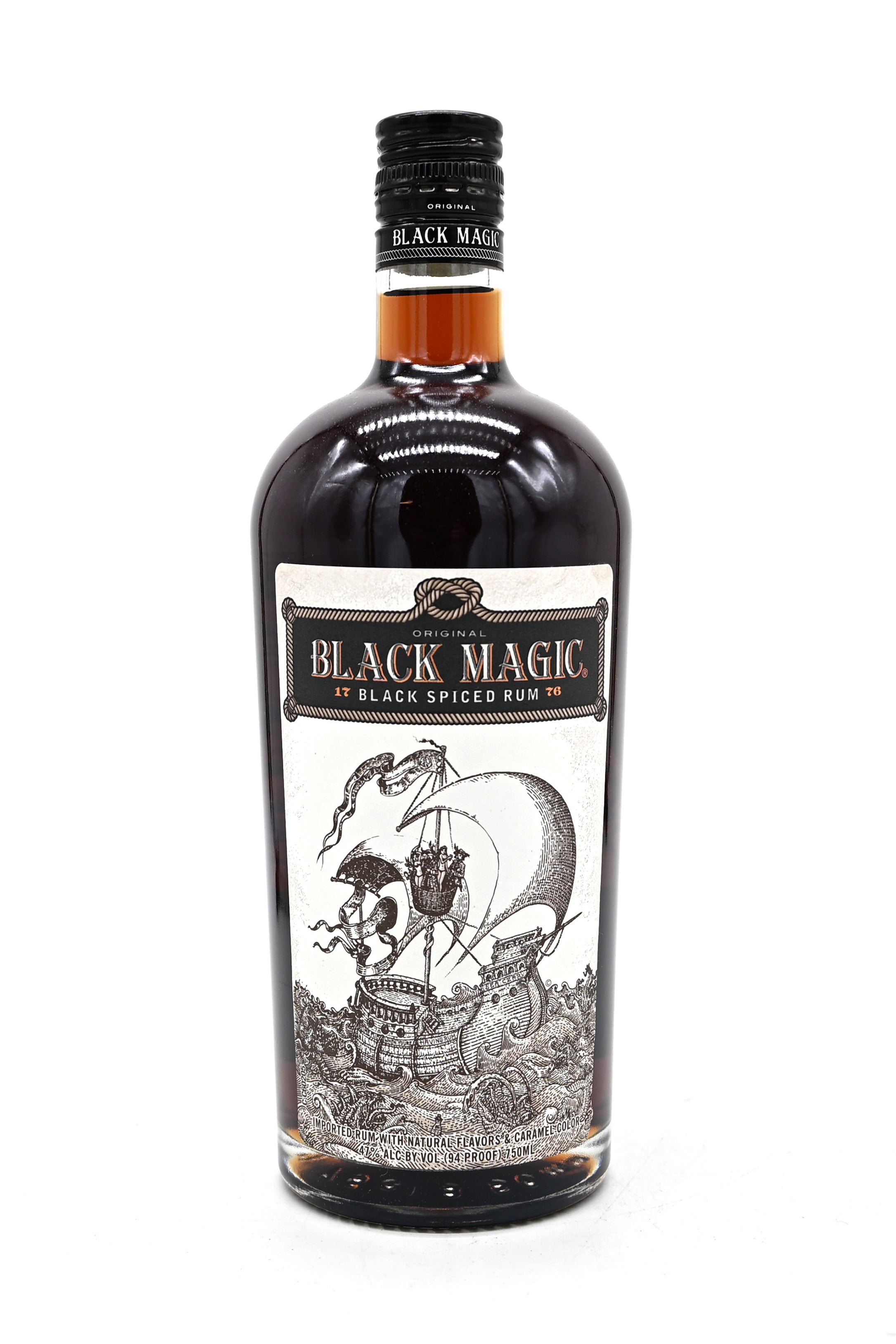 Black Magic Spiced Rum 750mL
