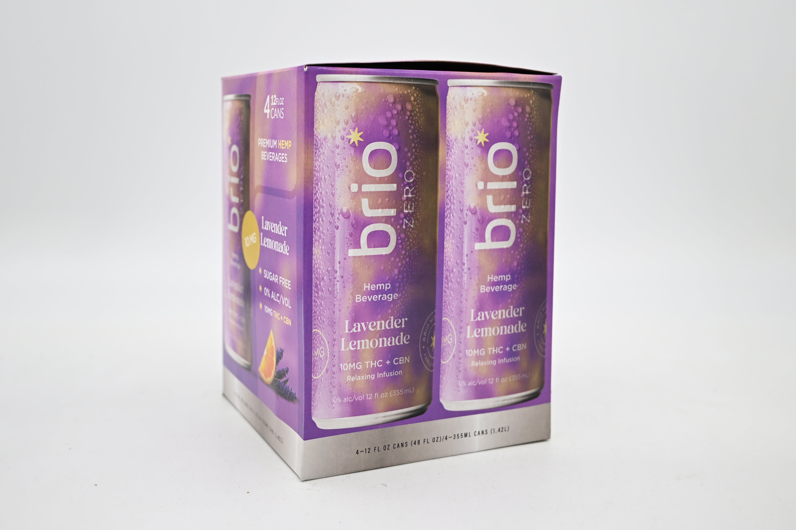 Brio Lavender Lemonade 4 Pack