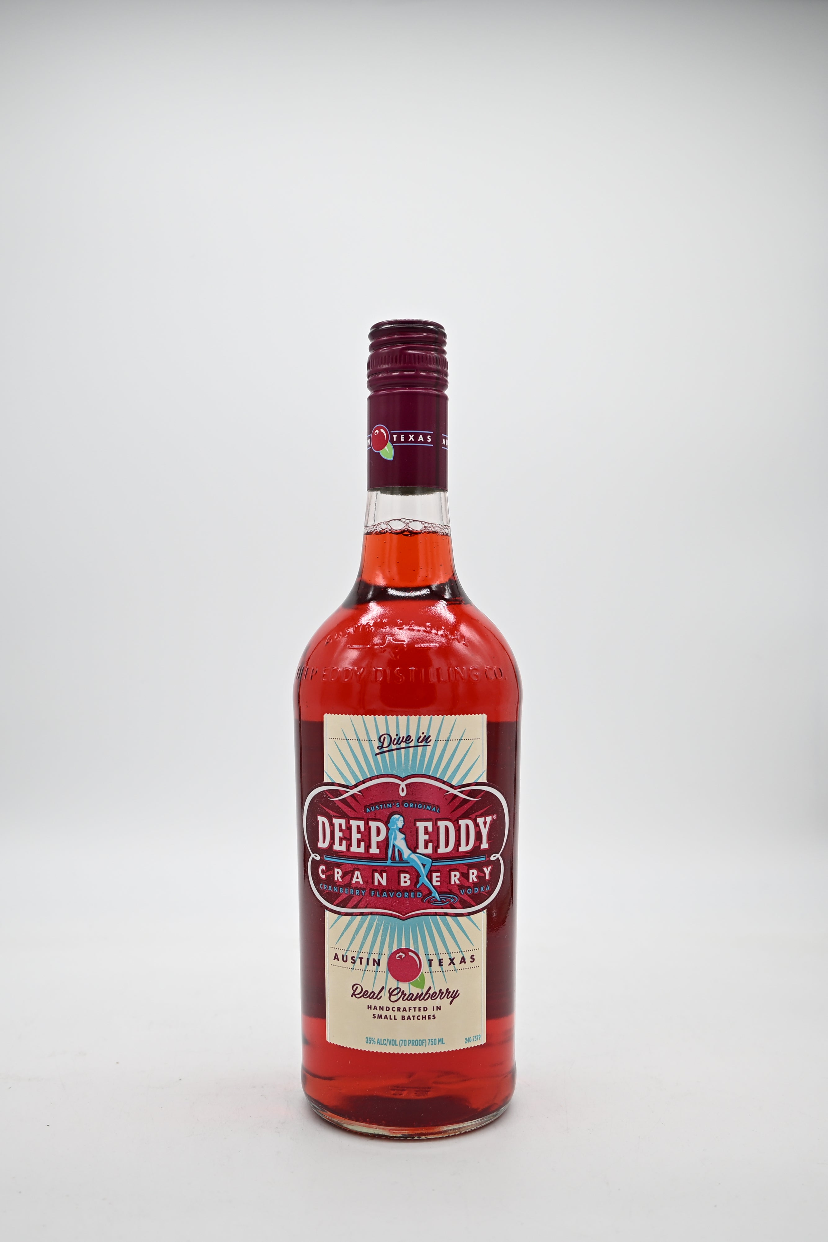 Deep Eddy Cranberry Vodka 750mL