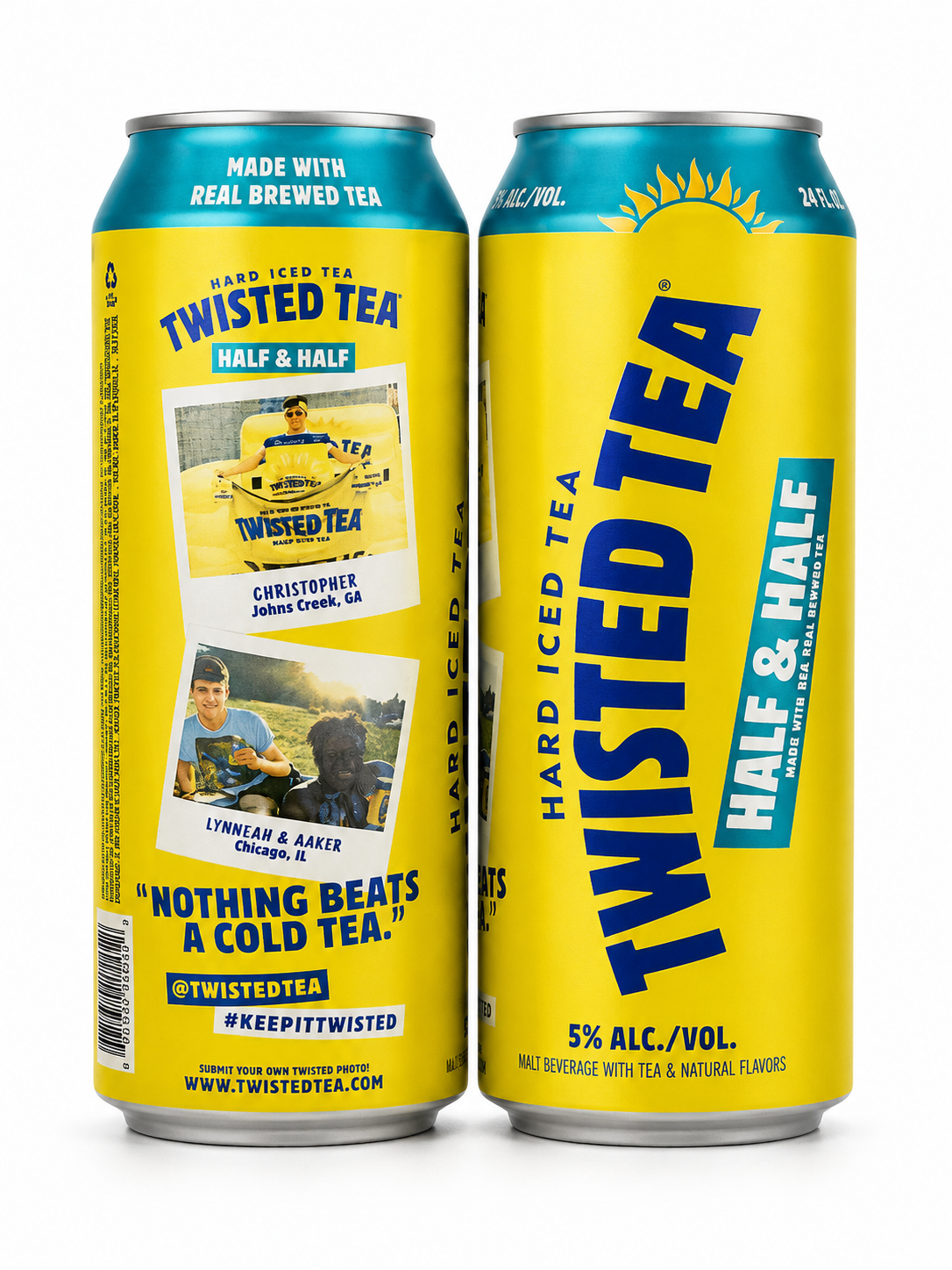 Twisted Tea 1/2 Lemonade 1/2 Tea 24oz Can
