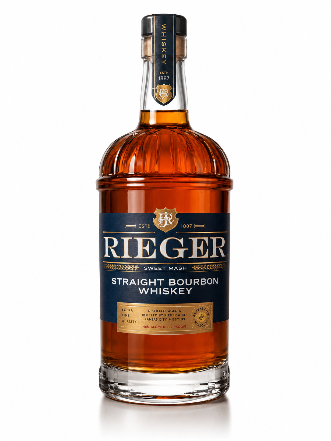 J. Rieger Straight Bourbon (750mL)