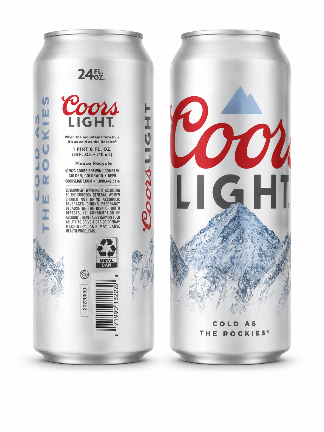 Coors Light 24oz Can