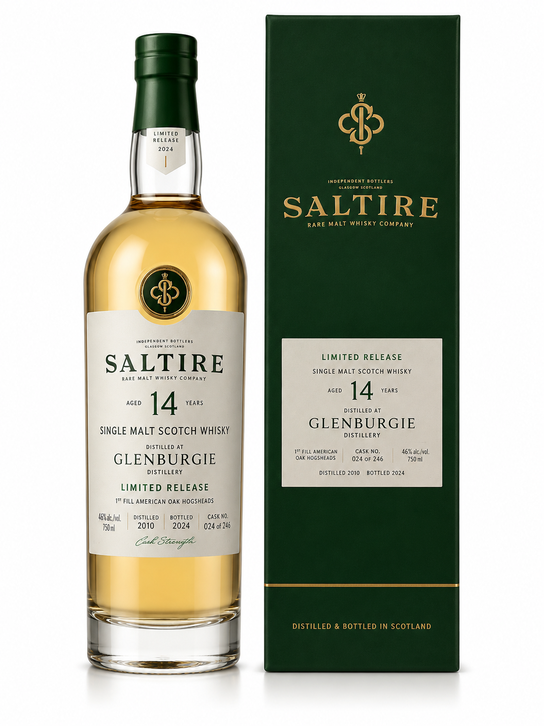 Saltire Glenburgie 14 year (750mL)