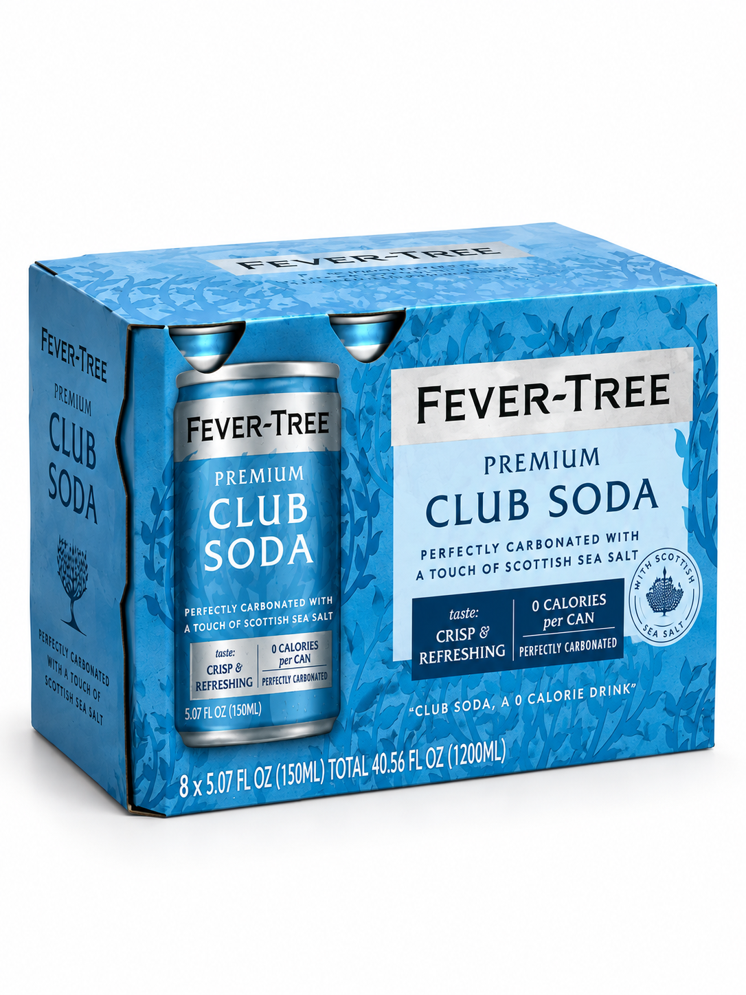 Fever Tree Club Soda 8 Pack