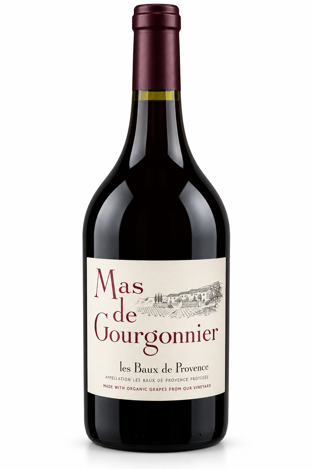 Mas de Gourgonnier Les Baux de Provence Rouge