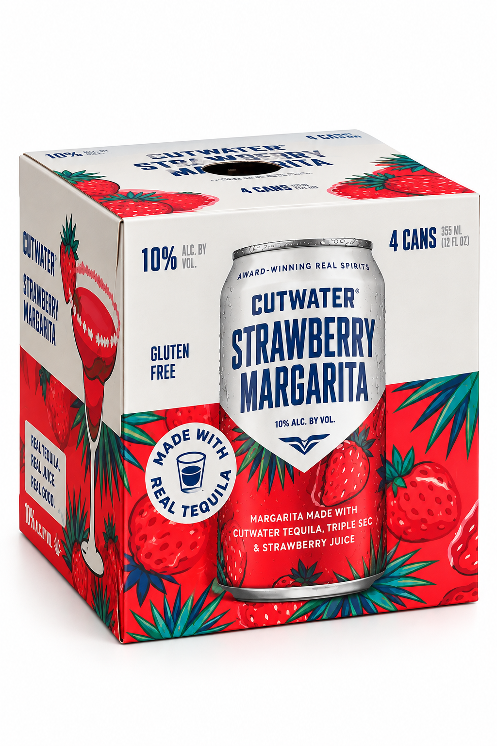 Cutwater Strawberry Margarita (4pk)