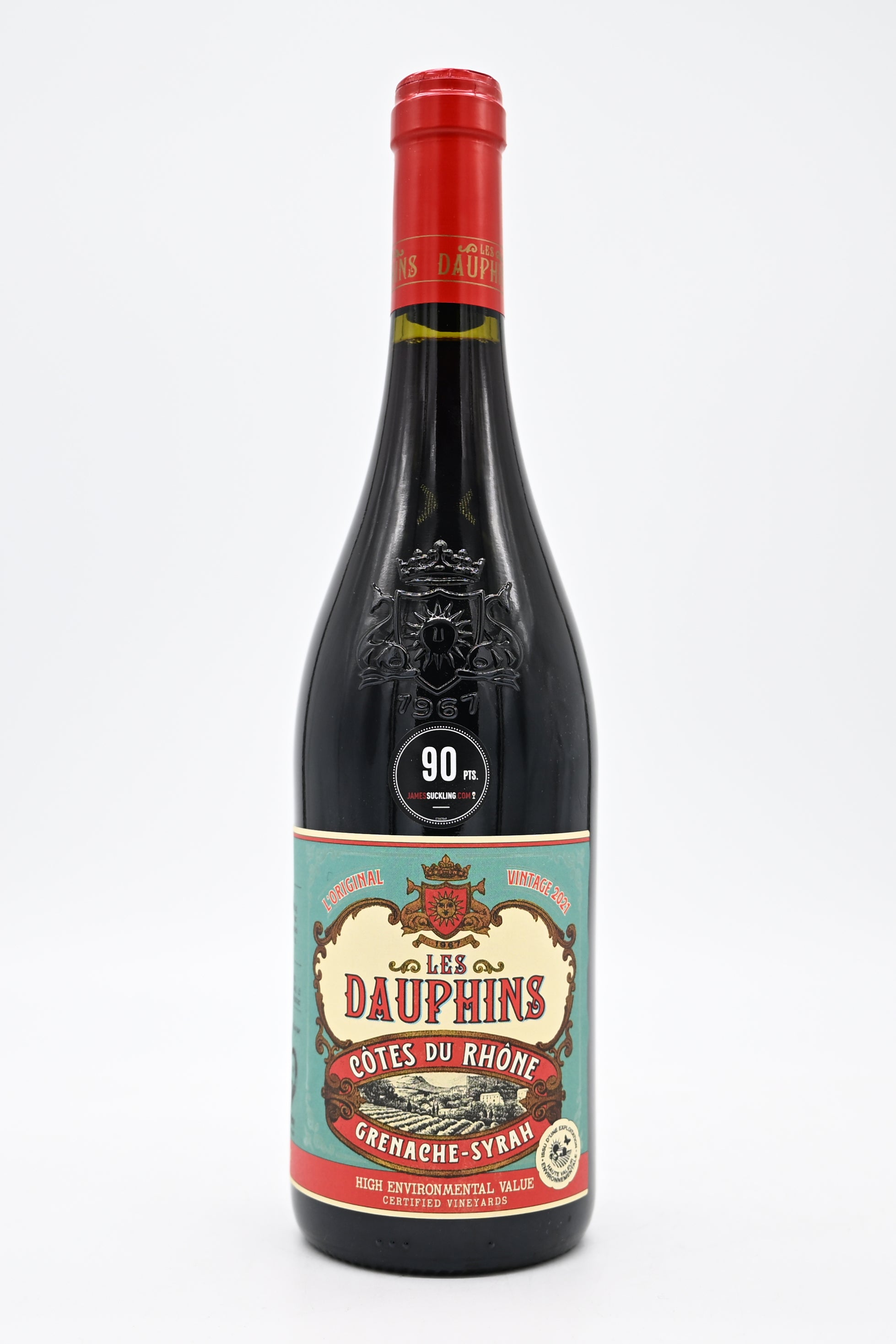 Les Dauphins Côtes du Rhône Rouge (Grenache-Syrah)