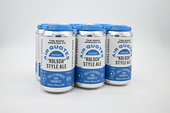 Nook Brewing Air Quotes Kolsch 6-pack
