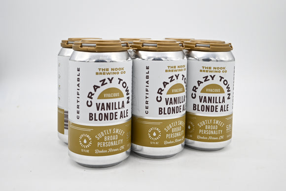 Nook Brewing Crazy Town Vanilla Blonde 6-pack