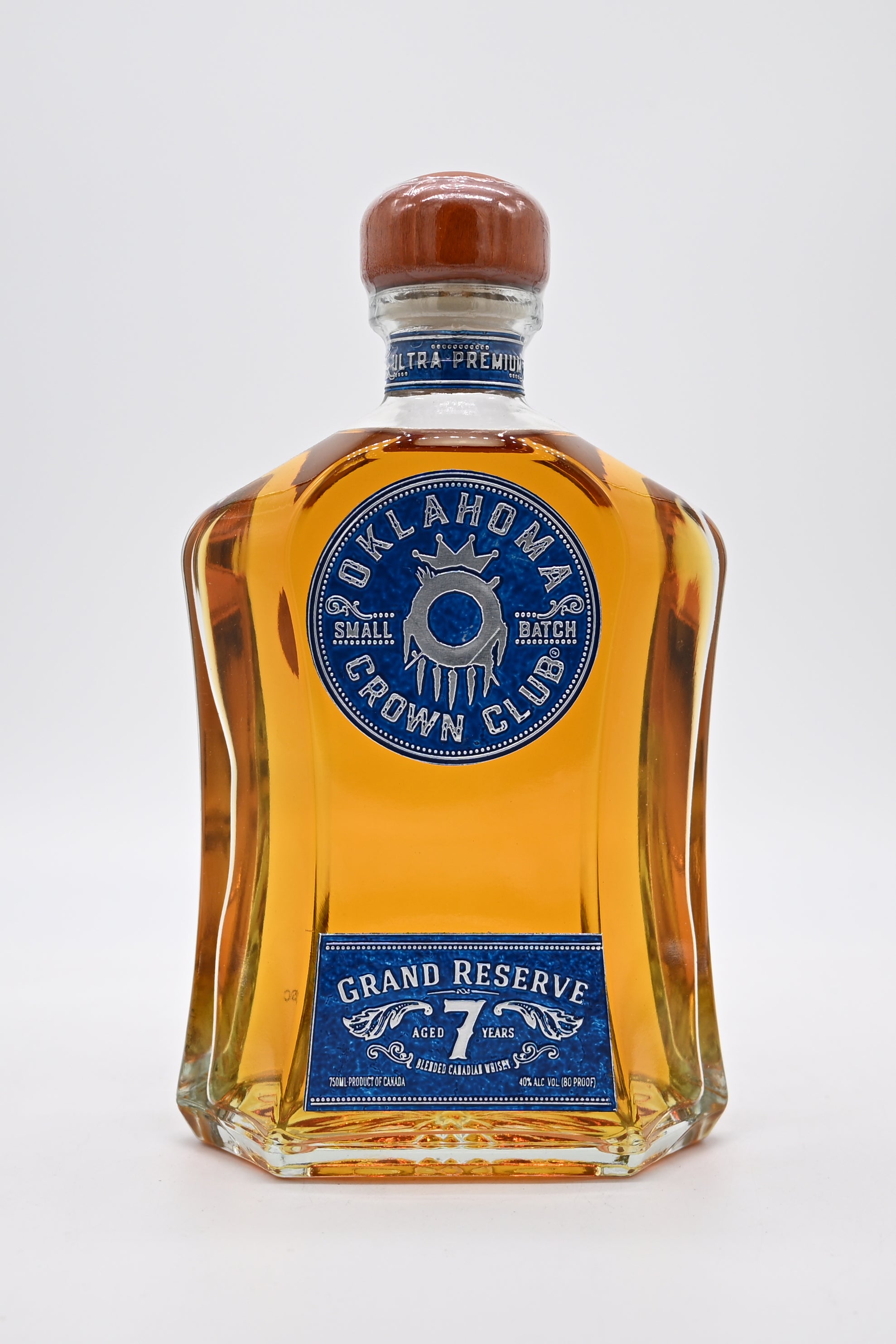 Oklahoma Crown Club 7 year Small Batch Whiskey 750mL