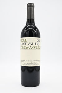 Ridge Three Valleys Sonoma County 2022 Red Blend