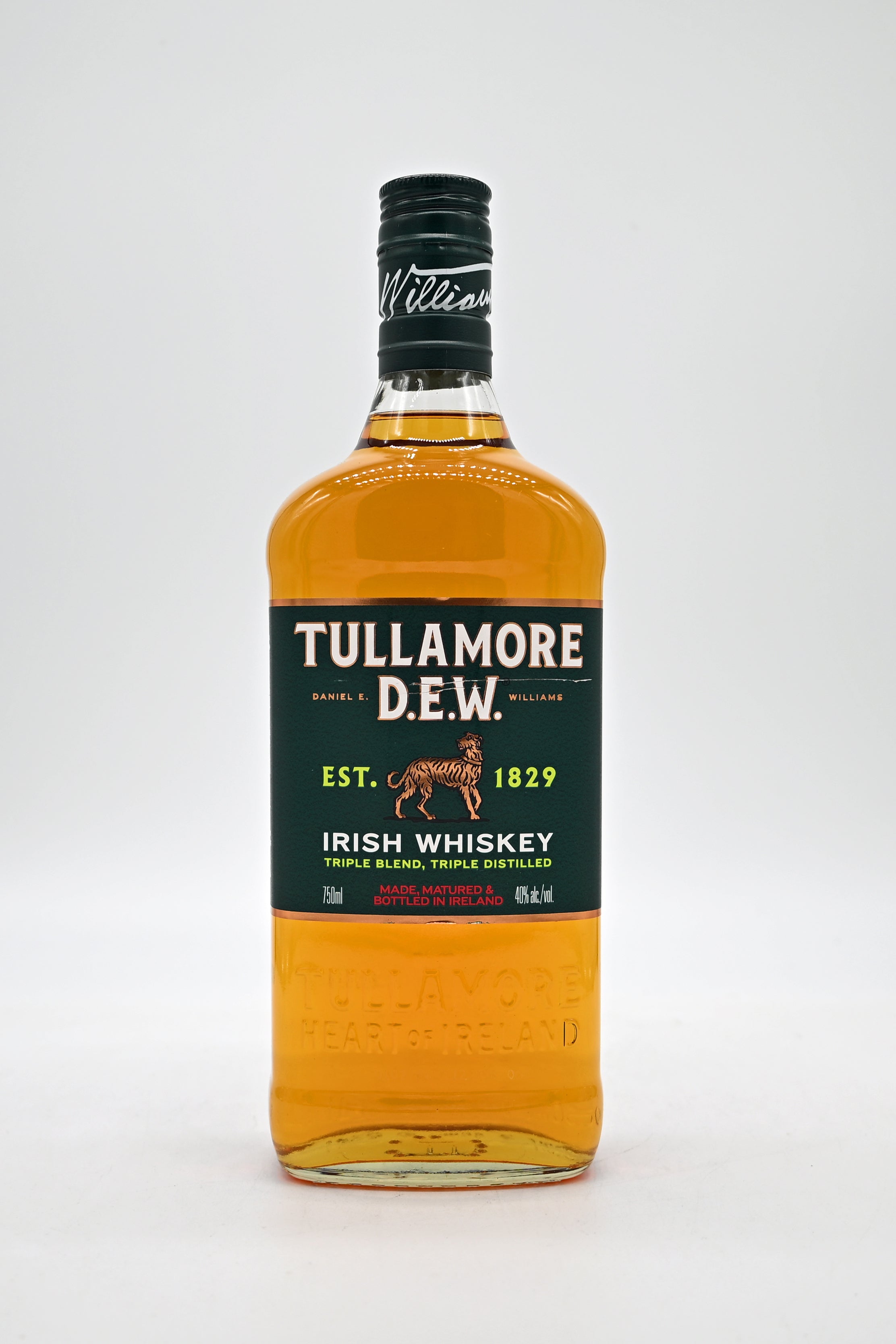 Tullamore D.E.W. Irish Whiskey 750mL – Blue Dome Bottle Shop