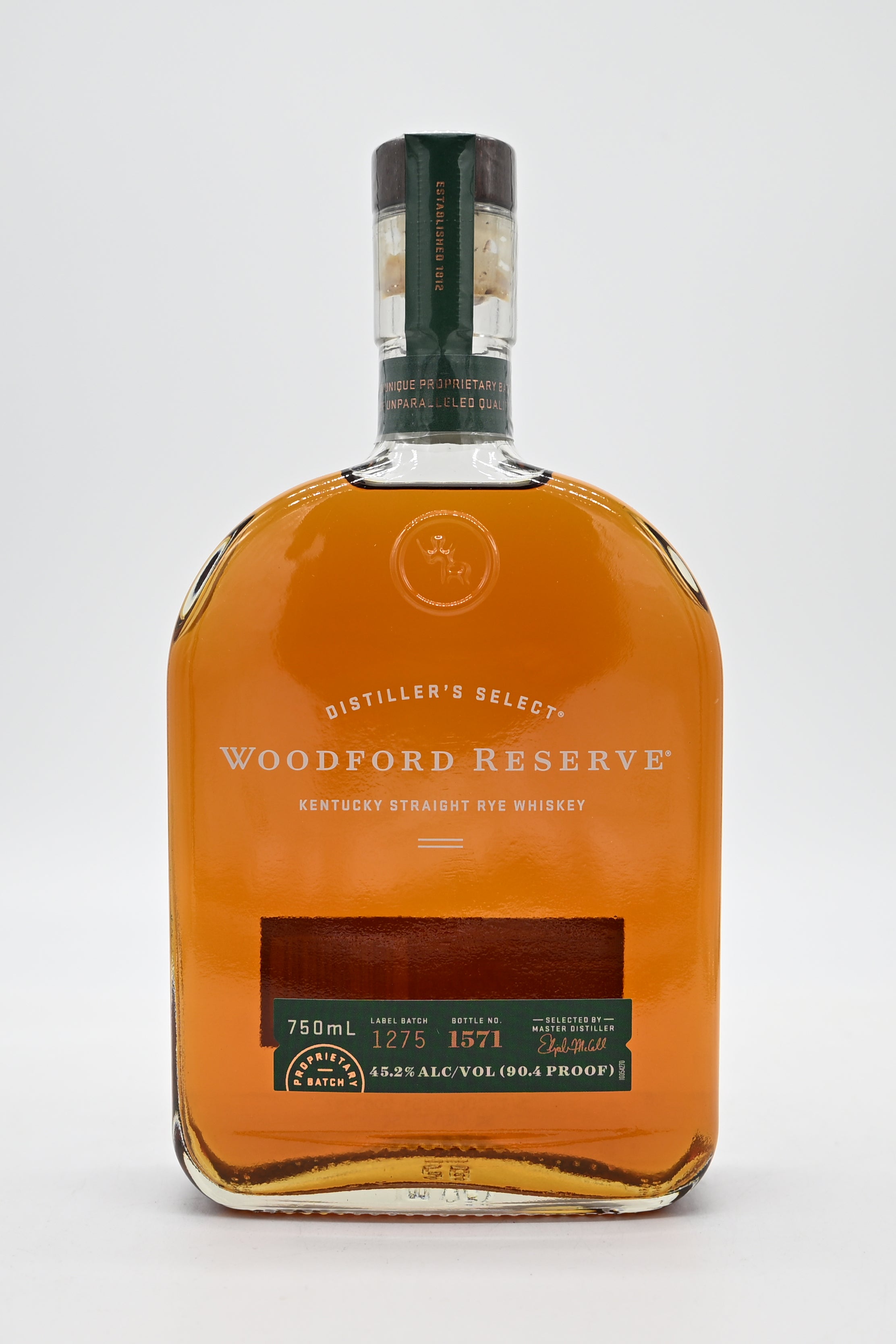Woodford Reserve Rye Whiskey 750mL