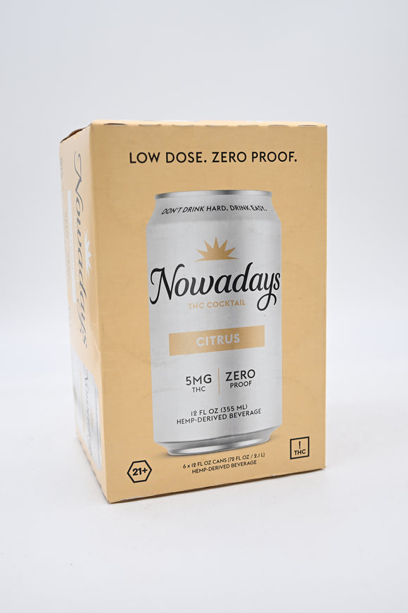 Nowadays Citrus 5mg THC 6-pack